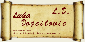 Luka Dojčilović vizit kartica